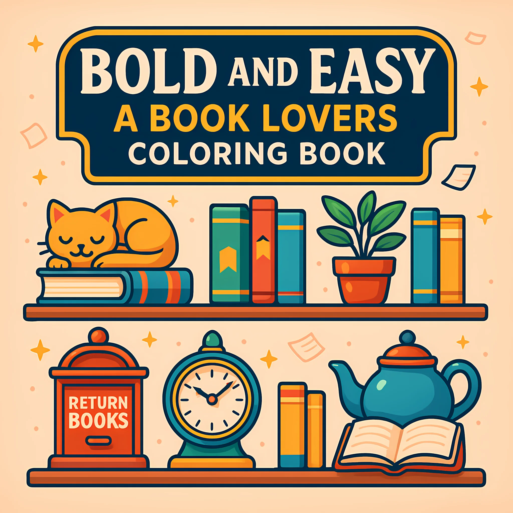 Chalk Bag - Book Lovers Coloring Book for Adult