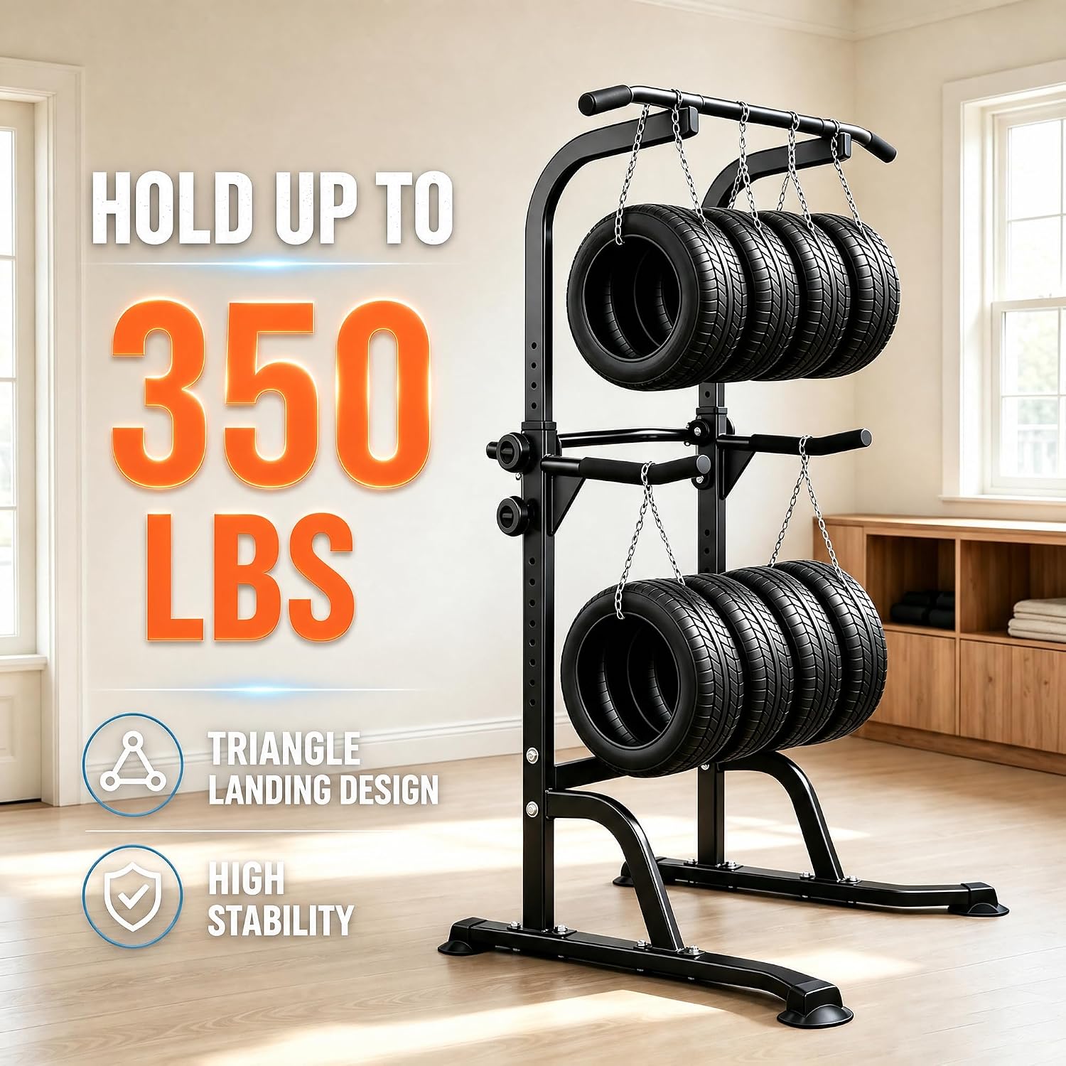Power Tower for Home Gym, Pull - Pull Up Bar recension och pris