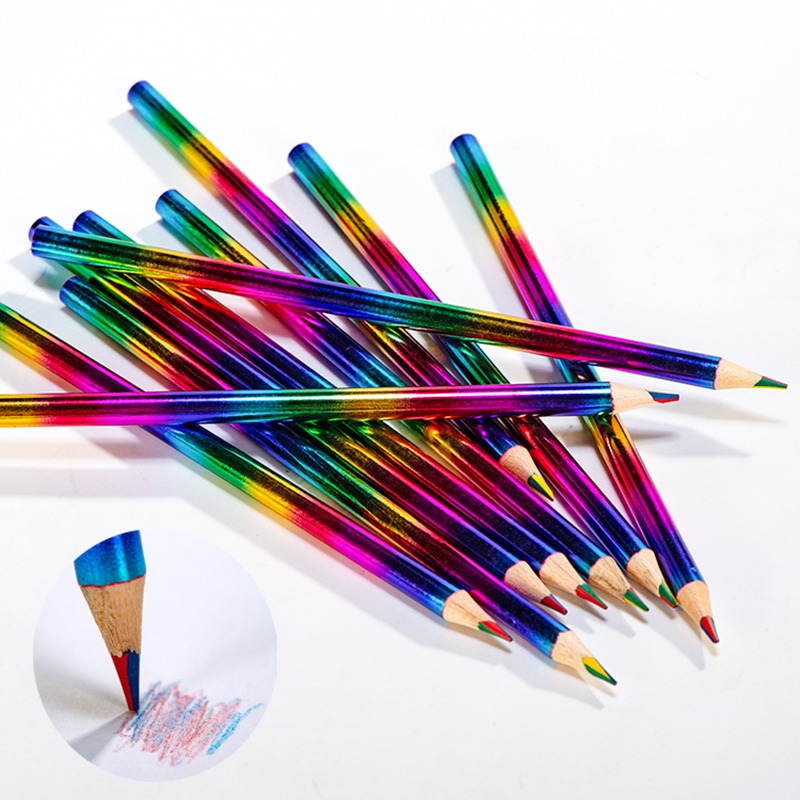 12Pcs Rainbow 4 Colors in 1 Co - Chalk Bag recension och pris
