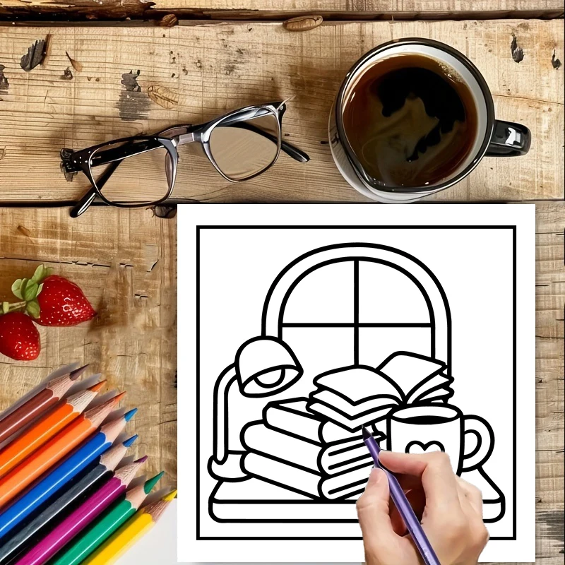 Book Lovers Coloring Book for  - Chalk Bag recension och pris