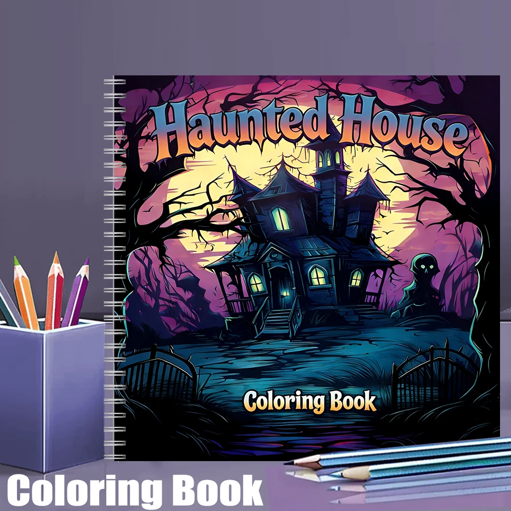 Haunted House Coloring Book fo - Chalk Bag recension och pris
