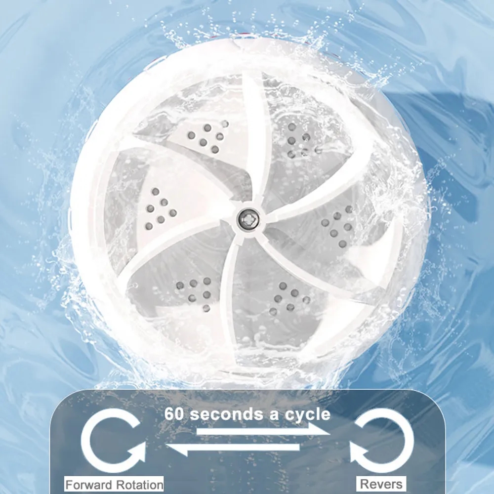 60W Portable Turbo Washing Mac - Crossfit Machine recension och pris